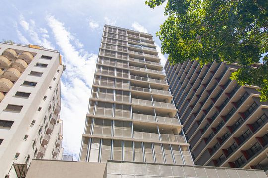 Fachada de kitnet/studio para alugar com 1 quarto, 20m² em Bela Vista, São Paulo