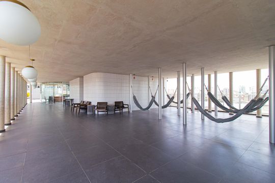 Área comum de kitnet/studio para alugar com 1 quarto, 20m² em Bela Vista, São Paulo