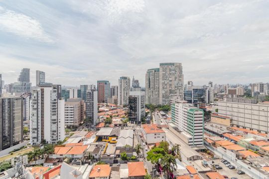 Vista de kitnet/studio à venda com 1 quarto, 24m² em Pinheiros, São Paulo
