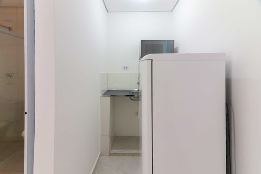 Quarto - Cozinha de kitnet/studio para alugar com 1 quarto, 30m² em Jardim Esmeralda, São Paulo
