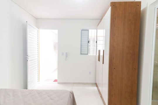 Quarto - Cozinha de kitnet/studio para alugar com 1 quarto, 30m² em Jardim Esmeralda, São Paulo