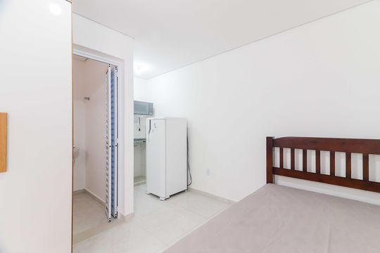 Quarto - Cozinha de kitnet/studio para alugar com 1 quarto, 30m² em Jardim Esmeralda, São Paulo