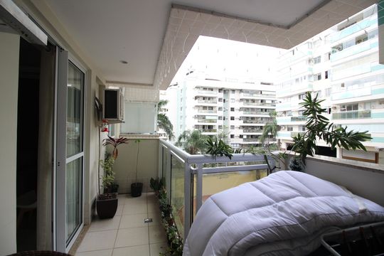 Varanda de apartamento à venda com 3 quartos, 77m² em Freguesia (jacarepaguá), Rio de Janeiro