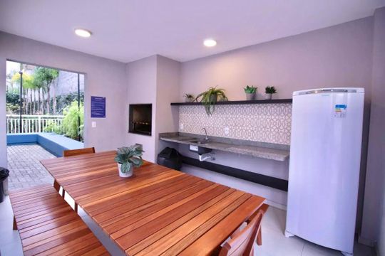 Área comum - Churrasqueira de apartamento à venda com 2 quartos, 37m² em Vila Guarani (z Sul), São Paulo