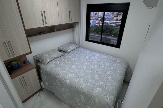 Quarto de apartamento à venda com 1 quarto, 39m² em Vila Esperança, São Paulo