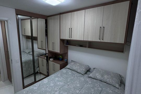 Quarto de apartamento à venda com 1 quarto, 39m² em Vila Esperança, São Paulo