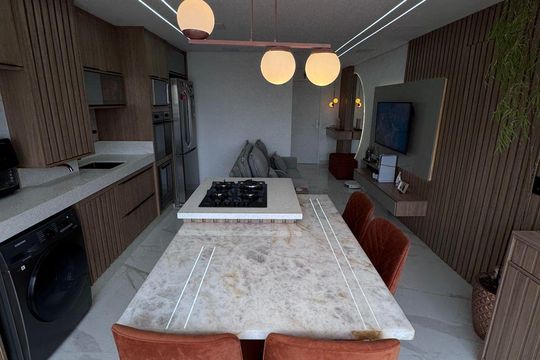 Cozinha de apartamento à venda com 1 quarto, 39m² em Vila Esperança, São Paulo