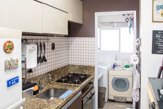 Cozinha de apartamento à venda com 3 quartos, 60m² em Centro, Diadema