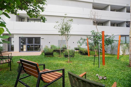 Área comum - Jardim de apartamento à venda com 1 quarto, 42m² em Consolação, São Paulo