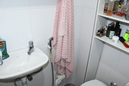 Banheiro de kitnet/studio para alugar com 1 quarto, 30m² em Vila Buarque, São Paulo