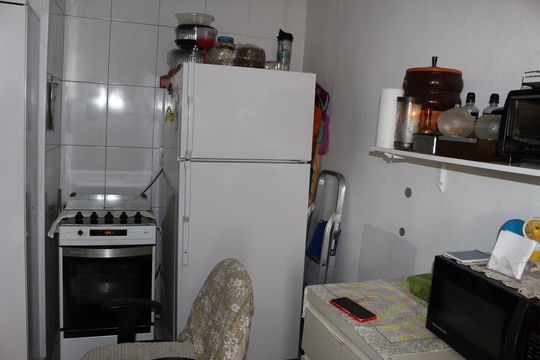 Cozinha de kitnet/studio para alugar com 1 quarto, 30m² em Vila Buarque, São Paulo