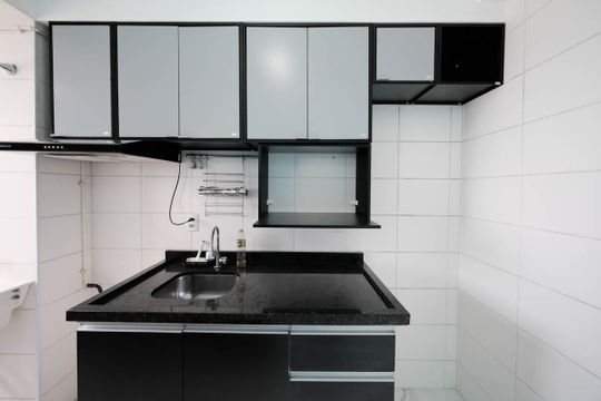 Sala/Cozinha de apartamento à venda com 2 quartos, 40m² em Jardim Belem, São Paulo