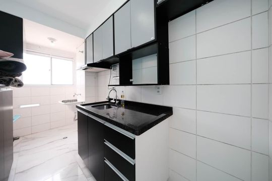 Sala/Cozinha de apartamento à venda com 2 quartos, 40m² em Jardim Belem, São Paulo