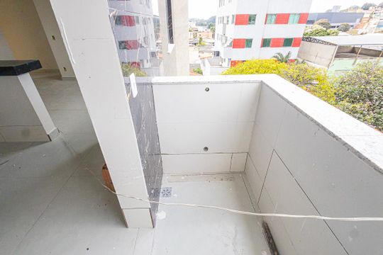 Área de serviço de apartamento à venda com 3 quartos, 63m² em Glória, Belo Horizonte