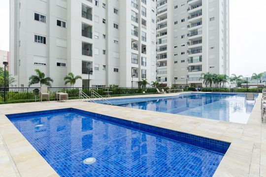 Área comum - Piscina de apartamento à venda com 2 quartos, 70m² em Independência, São Bernardo do Campo