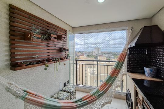 Varanda da Sala de apartamento à venda com 2 quartos, 70m² em Independência, São Bernardo do Campo