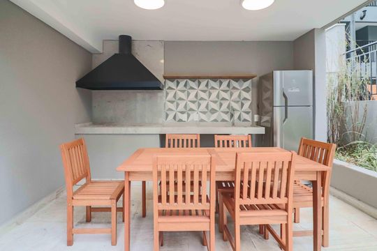 Área comum - Churrasqueira de apartamento para alugar com 2 quartos, 37m² em Jaguaré, São Paulo