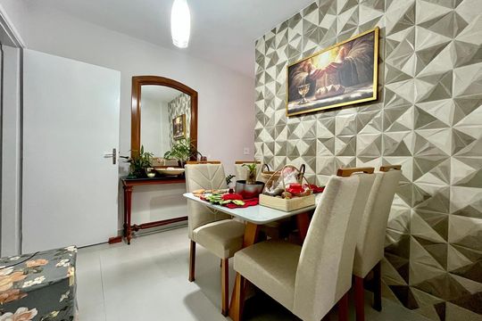 Sala de jantar de apartamento à venda com 1 quarto, 86m² em Botafogo, Campinas