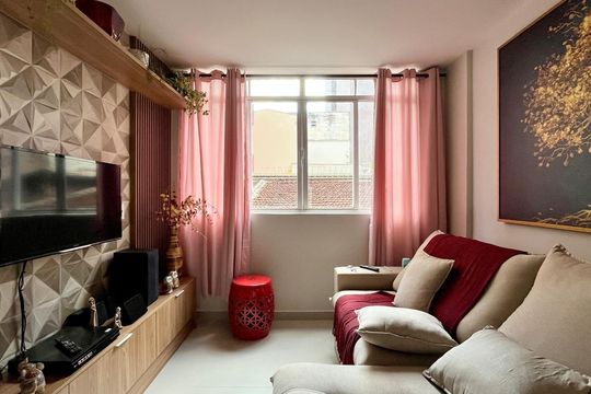 Sala de apartamento à venda com 1 quarto, 86m² em Botafogo, Campinas