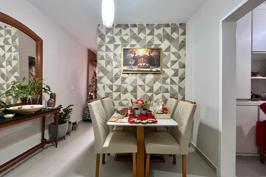 Sala de jantar de apartamento à venda com 1 quarto, 86m² em Botafogo, Campinas