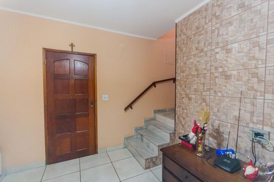Sala de casa de condomínio à venda com 2 quartos, 120m² em Parque Erasmo Assunção, Santo André