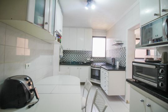 Cozinha de apartamento à venda com 3 quartos, 125m² em Tatuapé, São Paulo