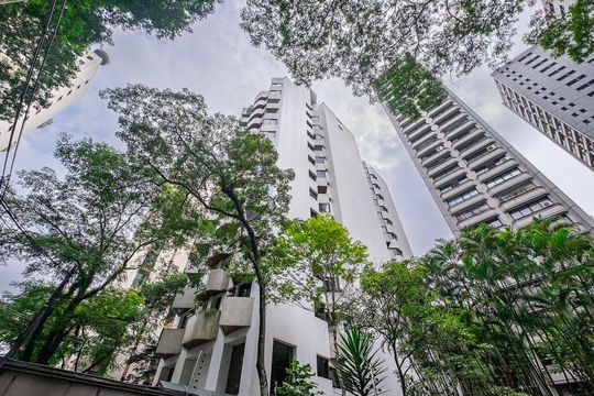Fachada de apartamento para alugar com 1 quarto, 45m² em Jardim Paulistano, São Paulo