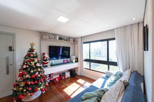 Sala de apartamento à venda com 3 quartos, 107m² em Vila Clementino, São Paulo