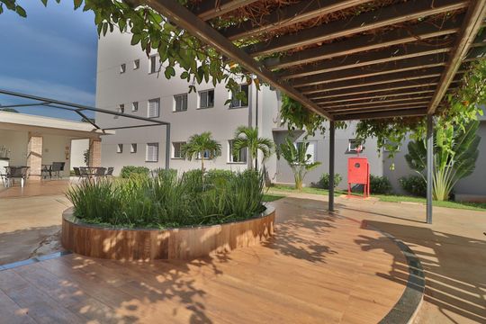 Área comum de apartamento para alugar com 2 quartos, 58m² em Jardim Holanda, Uberlândia
