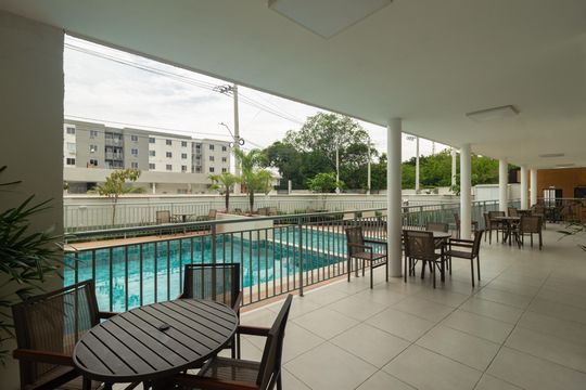 Área comum - Piscina de apartamento para alugar com 2 quartos, 54m² em Guaratiba, Rio de Janeiro