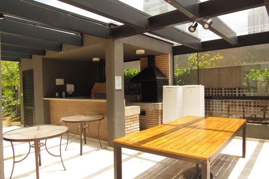 Área comum - Churrasqueira de apartamento à venda com 1 quarto, 41m² em Continental, Osasco