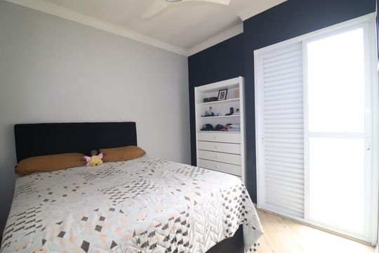 Quarto 1 suíte de apartamento à venda com 2 quartos, 108m² em Vila Príncipe de Gales, Santo André
