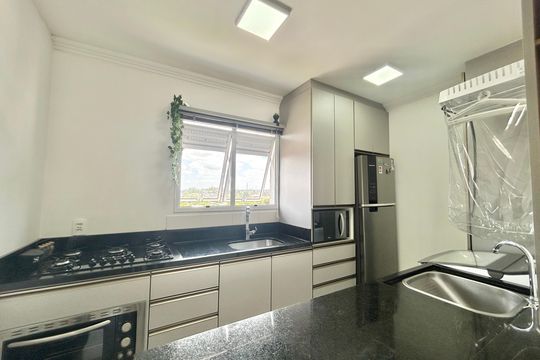 Cozinha de apartamento à venda com 2 quartos, 61m² em Santo Afonso, Novo Hamburgo