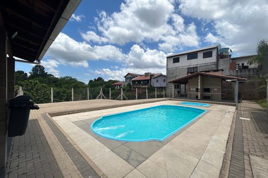 Área comum - Piscina de apartamento à venda com 2 quartos, 61m² em Santo Afonso, Novo Hamburgo