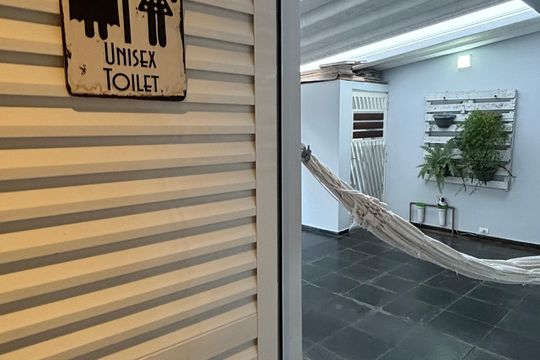 Quintal - Garagem - Banheiro de casa à venda com 2 quartos, 136m² em Vila Assunção, Santo André