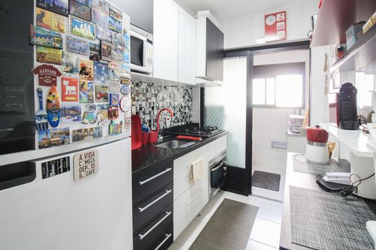 Cozinha de apartamento à venda com 3 quartos, 67m² em Mooca, São Paulo