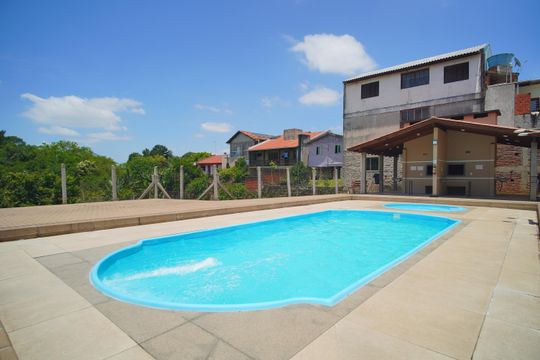 Área comum - Piscina de apartamento à venda com 2 quartos, 49m² em Santo Afonso, Novo Hamburgo