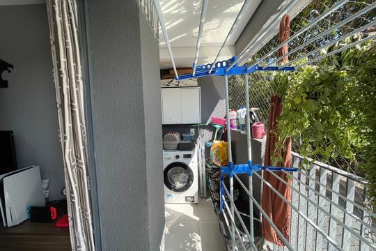 Varanda de apartamento à venda com 2 quartos, 57m² em Ferreira, São Paulo