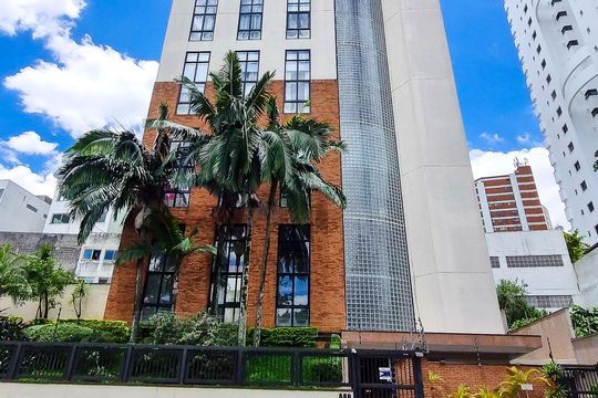 Fachada de apartamento à venda com 1 quarto, 160m² em Vila Andrade, São Paulo