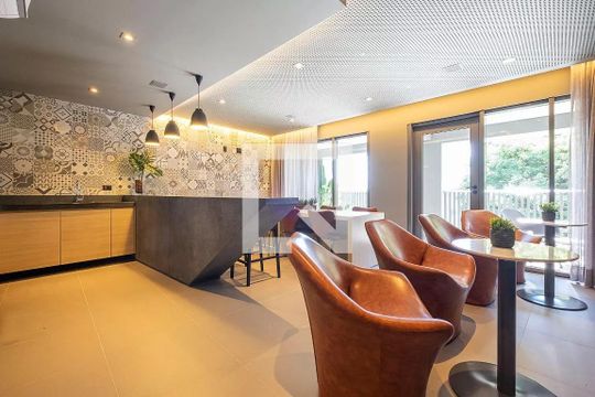 Espaço Gourmet de kitnet/studio à venda com 1 quarto, 30m² em Sumarezinho, São Paulo