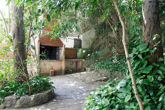 Área Comum - Pátio + Churrasqueira de kitnet/studio à venda com 1 quarto, 35m² em Centro Histórico, Porto Alegre