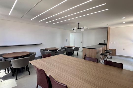 Salão de Festas de kitnet/studio à venda com 1 quarto, 26m² em Pinheiros, São Paulo