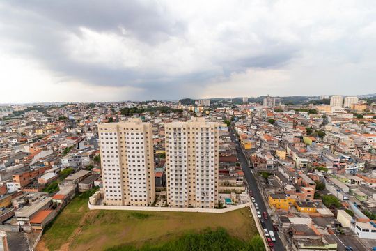 Vista do Quarto 2 de apartamento para alugar com 2 quartos, 32m² em Vila Carmosina, São Paulo