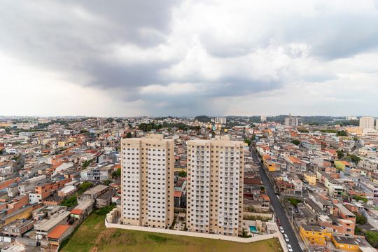 Vista da Sala de apartamento para alugar com 2 quartos, 32m² em Vila Carmosina, São Paulo