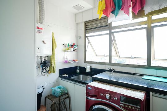 Área de serviço de apartamento à venda com 3 quartos, 118m² em Barcelona, São Caetano do Sul