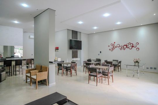 Salão de festas de apartamento à venda com 3 quartos, 118m² em Barcelona, São Caetano do Sul