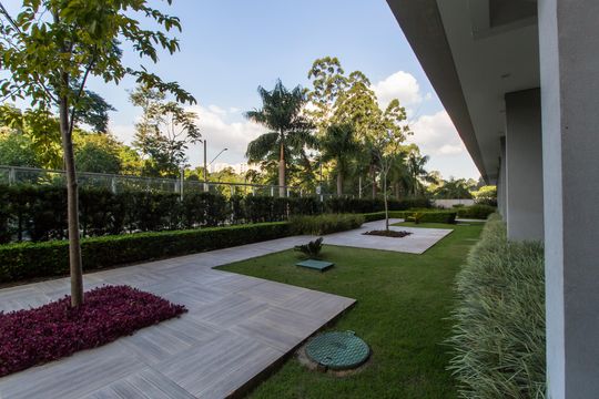 Área comum de apartamento à venda com 1 quarto, 50m² em Tamboré, Santana de Parnaíba