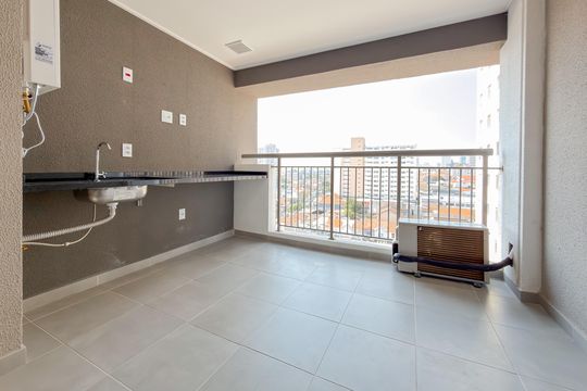 Varanda de kitnet/studio à venda com 1 quarto, 30m² em Ipiranga, São Paulo