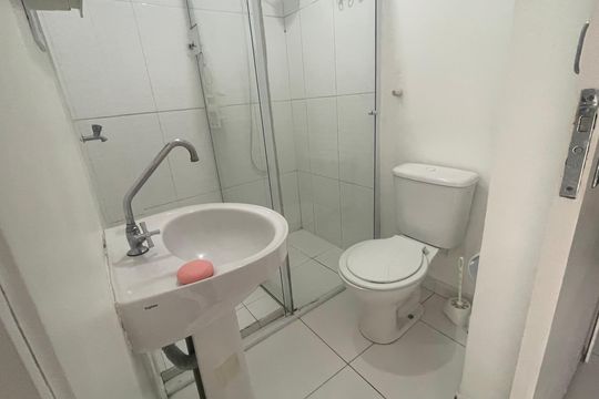 Banheiro de apartamento à venda com 1 quarto, 30m² em Campos Elíseos, São Paulo