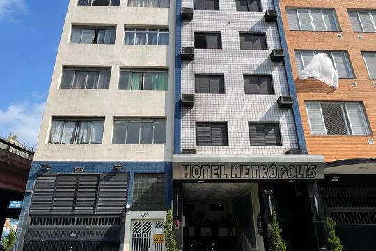 Fachada de apartamento à venda com 1 quarto, 30m² em Campos Elíseos, São Paulo